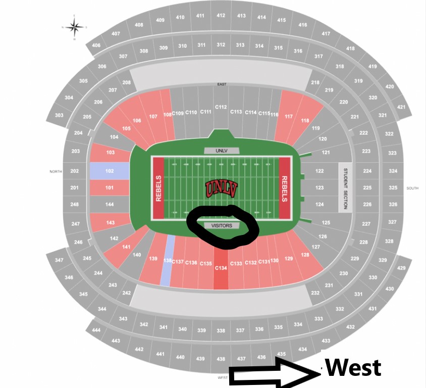 Visitor Sideline