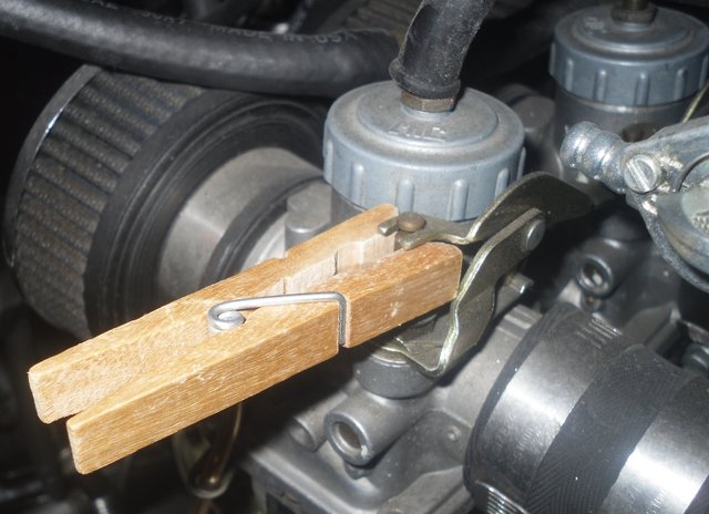 Mikuni Choke Position