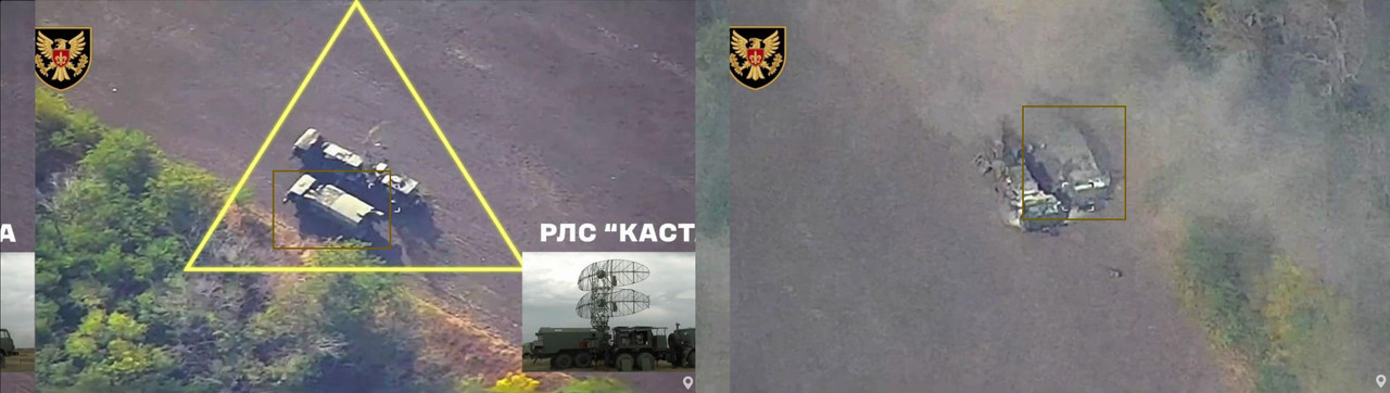 1040 Command post (for 51U6 'Kasta-2E1' surveillance radar) destr 08 10 24