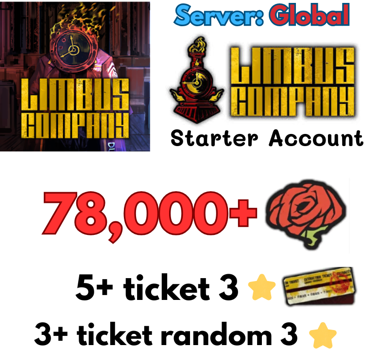 [Global] Limbus Company reroll starter account 