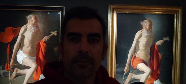 Exposiciones dos días antes del robo en el Louvre. - París: Exposición Jacques-Louis David, Sargent, Greuze y Georges de la Tour (202)