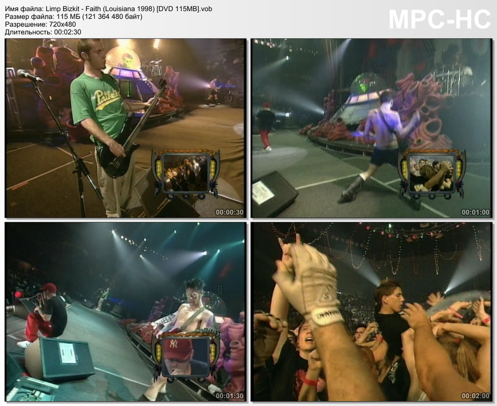 Limp Bizkit - Faith (Louisiana 1998) [DVD 115MB]