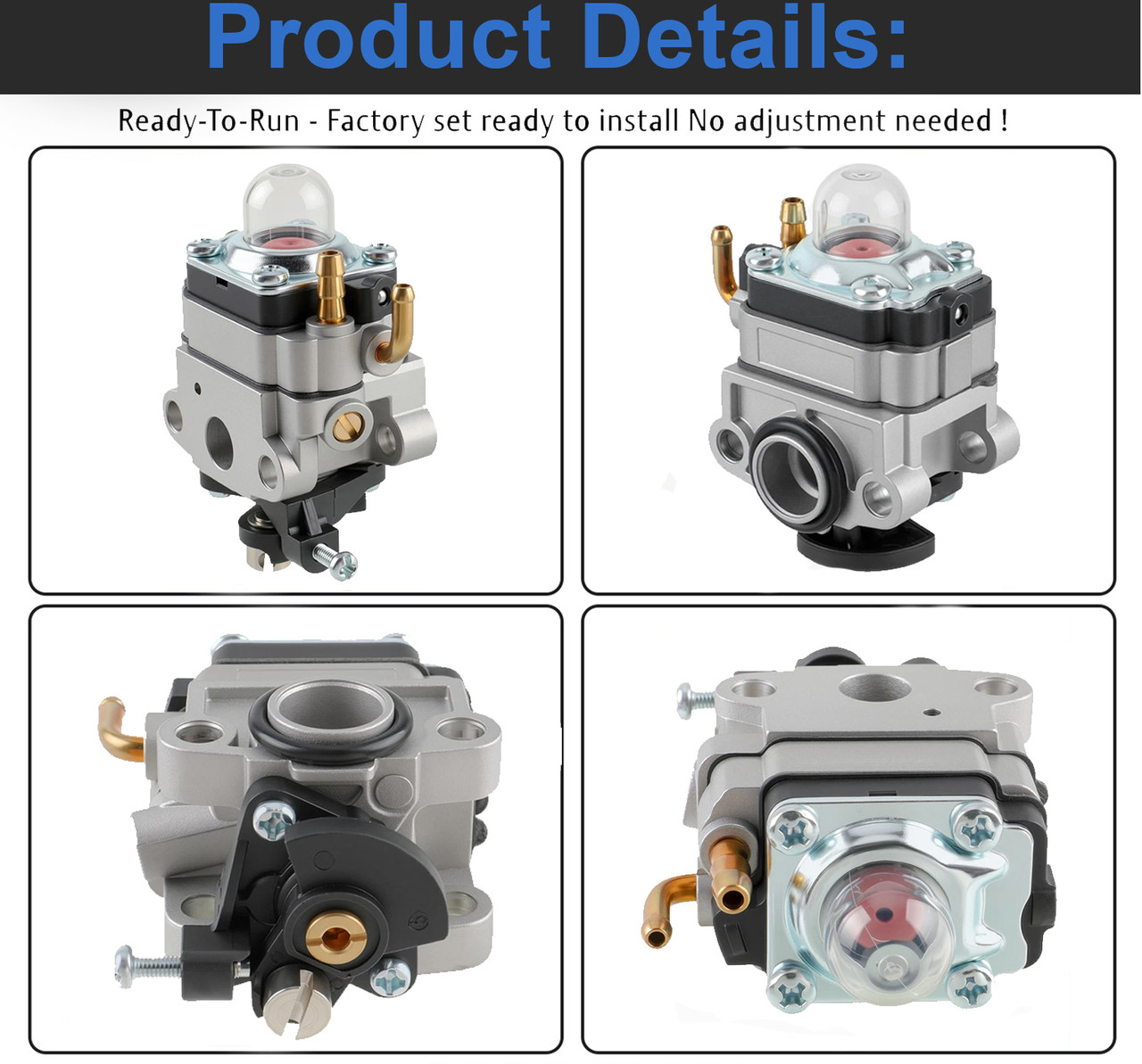Carburetor for Walbro WYL-19-1 WYL-196 replaces OEM Part # 20016