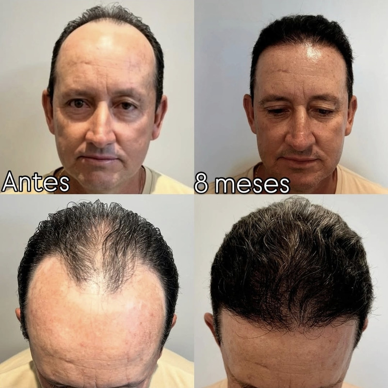 Resultado de transplante capilar 4