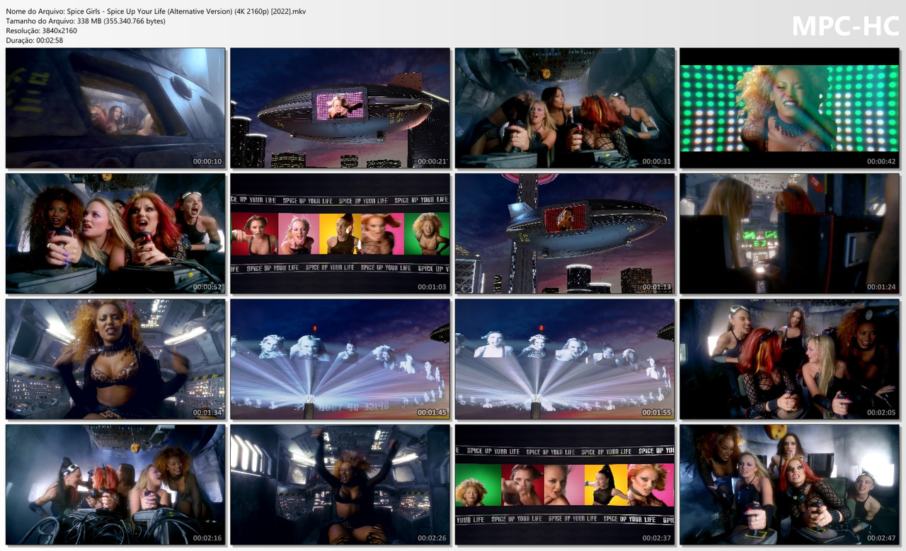 Spice Girls - Spice Up Your Life (Alternative Version) (4K 2160p) [2022]