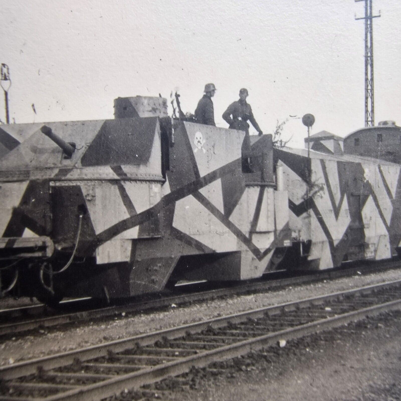 Norwegen Narvik Weserübung 1940 Panzerzug in Oslo Geb.Jäg.Regt. 136 2wk Soldaten