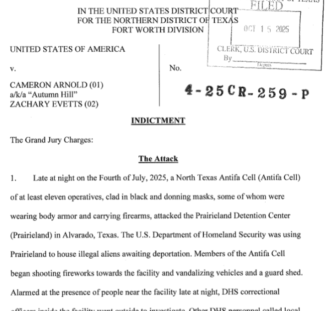 Antifa members indicted in Texas ICE facility riot, attempted murder of ...