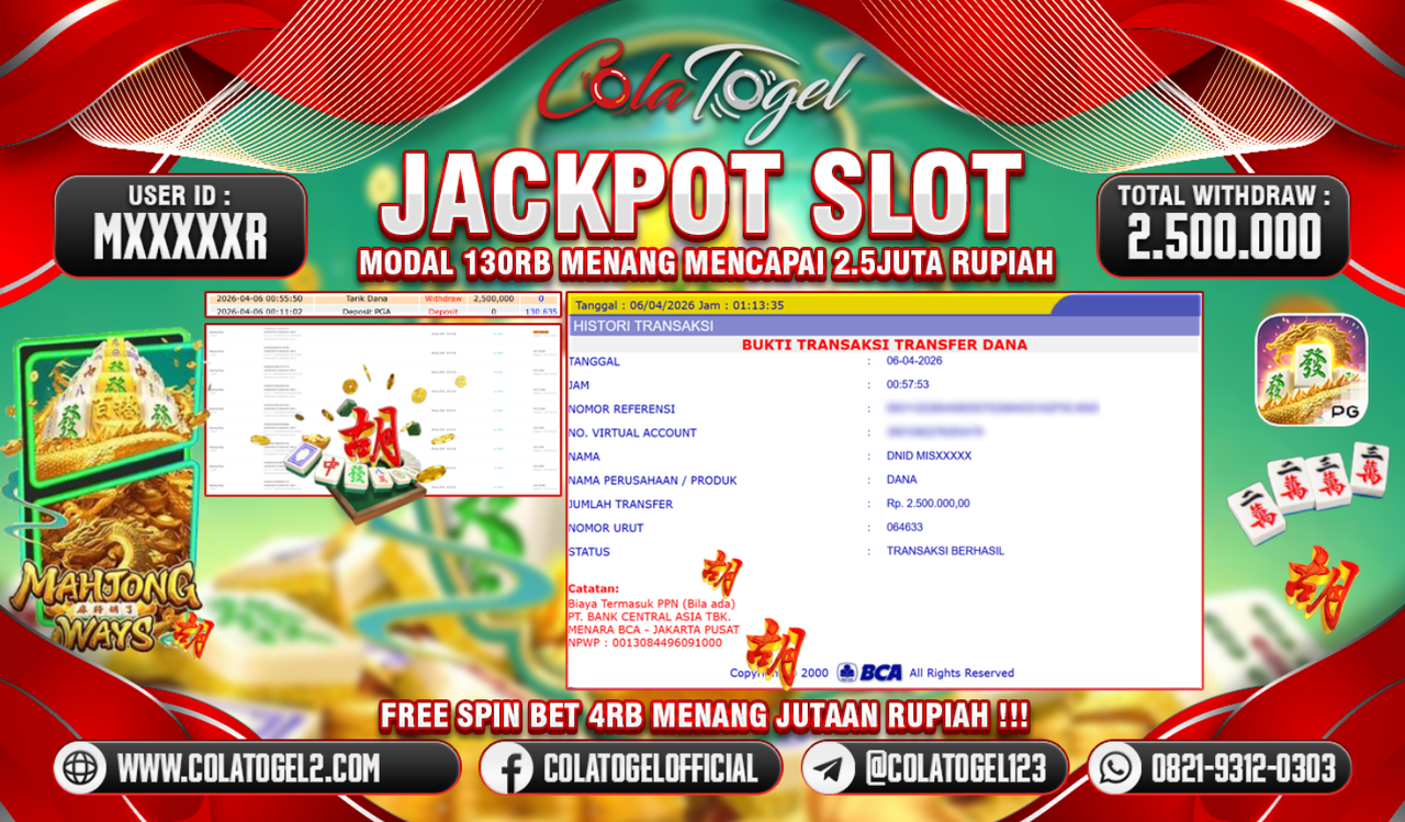 JACKPOT SLOT GACORR!!