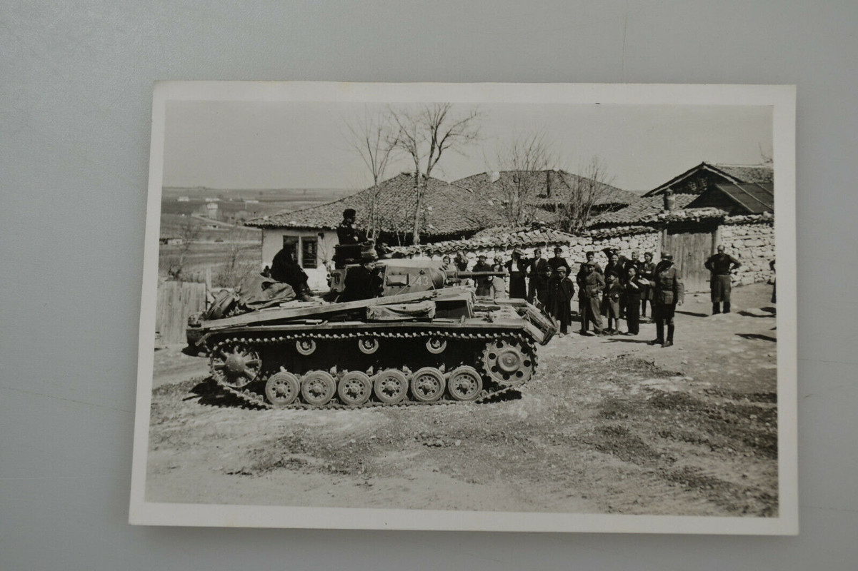 Foto, Rußland Feldzug, Panzer 3, Kennung 243, Bulgarien, Kommand