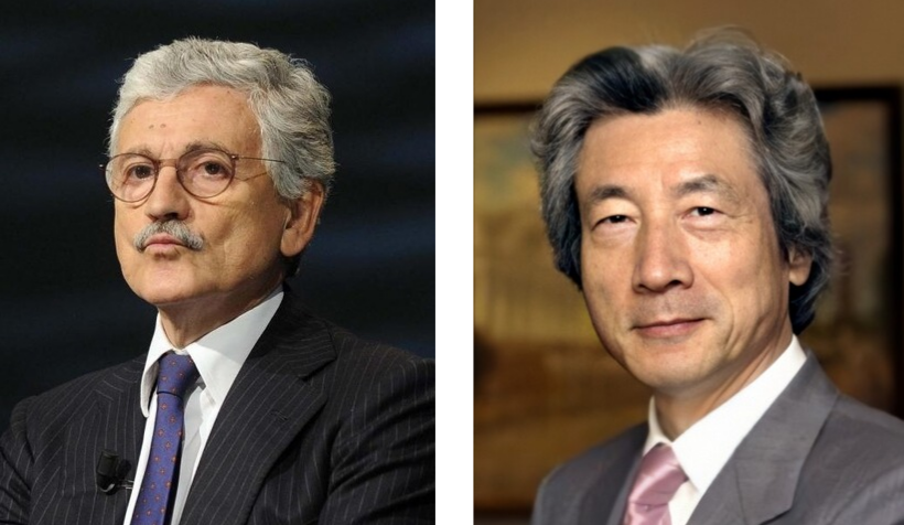 Simeon Belagri, Président fédéral de la Grande République de Westalia, et Henry Takajiwa, Ministre fédéral aux affaires étrangères westalien.