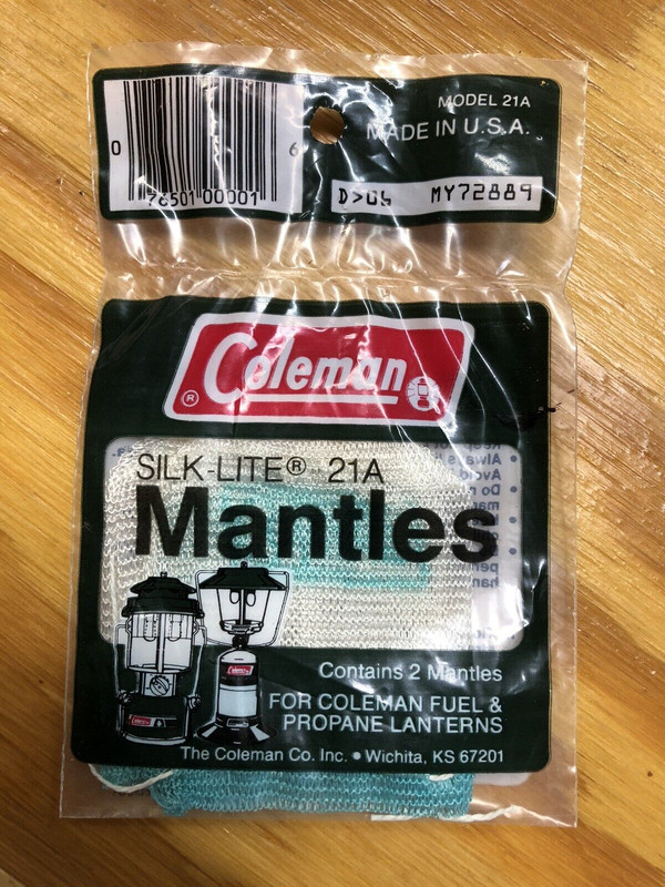 Coleman mantle 21A, manufactured date? - The Coleman