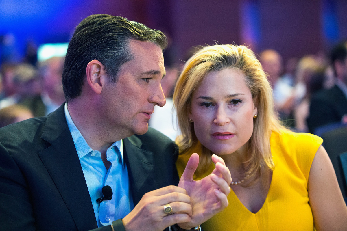 Ted Cruz with Heidi Nelson