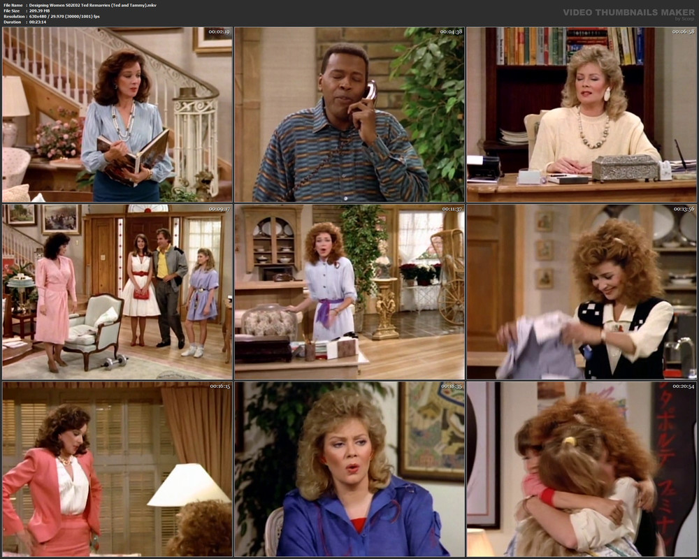 Designing Women S02E02 Ted Remarries (Ted and Tammy).mkv