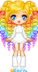 Rainbow Hair Doll