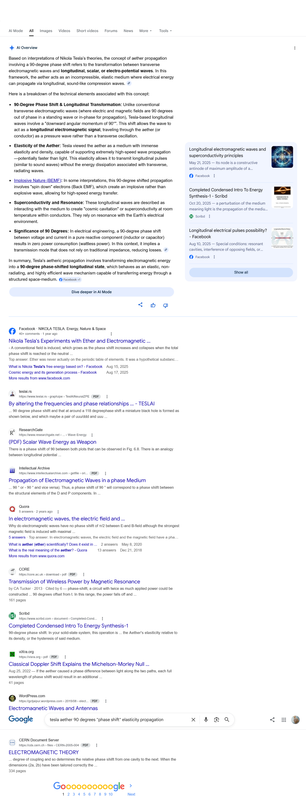 Screenshot 2026 02 22 at 23 38 41 tesla aether 90 degrees phase shift elasticity propagation Googl