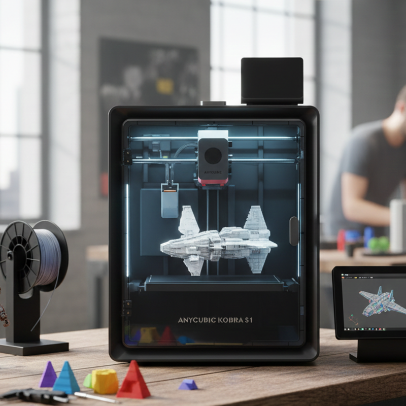 Detalhe do hotend e extrusora