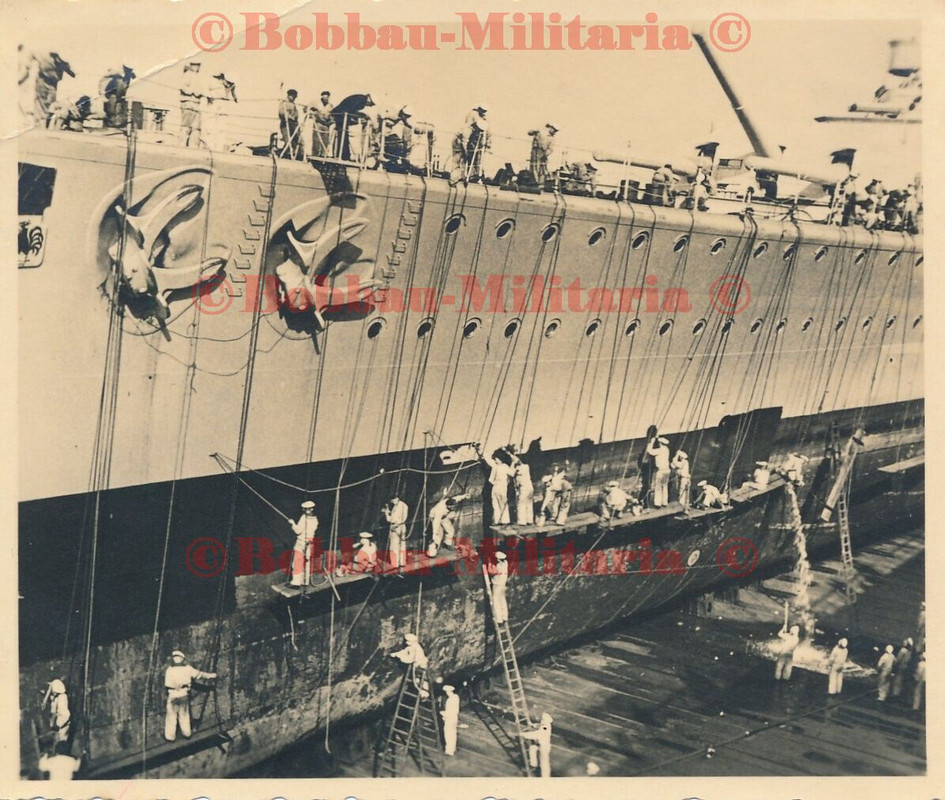 V661 Foto Panzerschiff Admiral Graf Spee Spanien Kriegsmarine Drockendock
