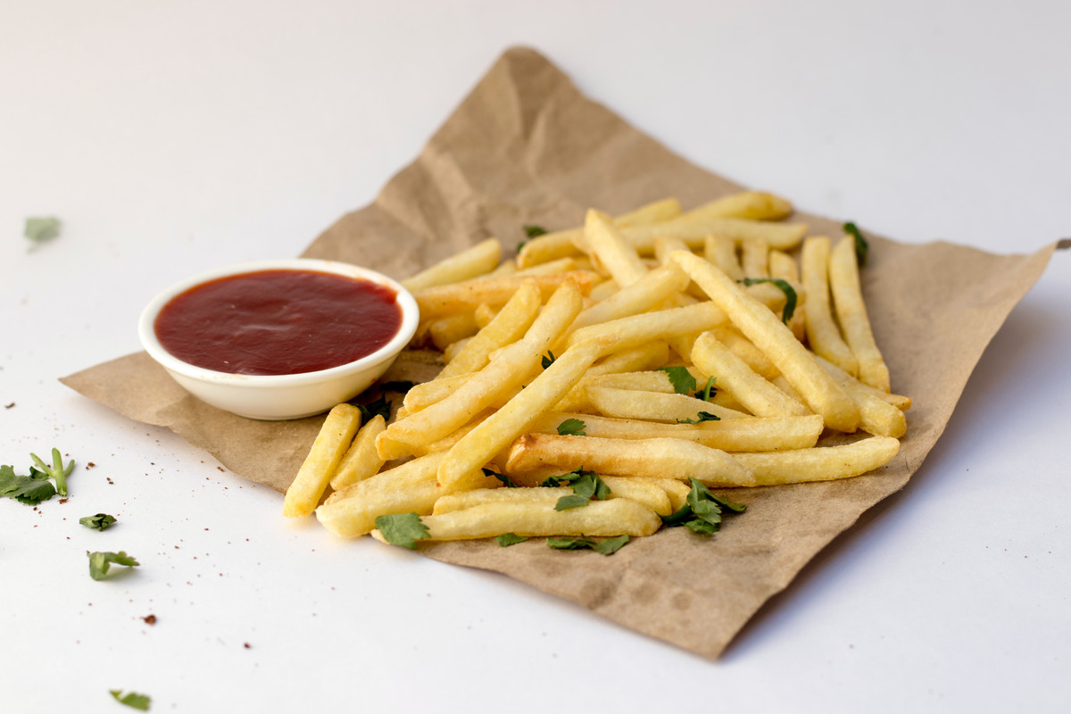 Skinny fries with a custom dipping sauce