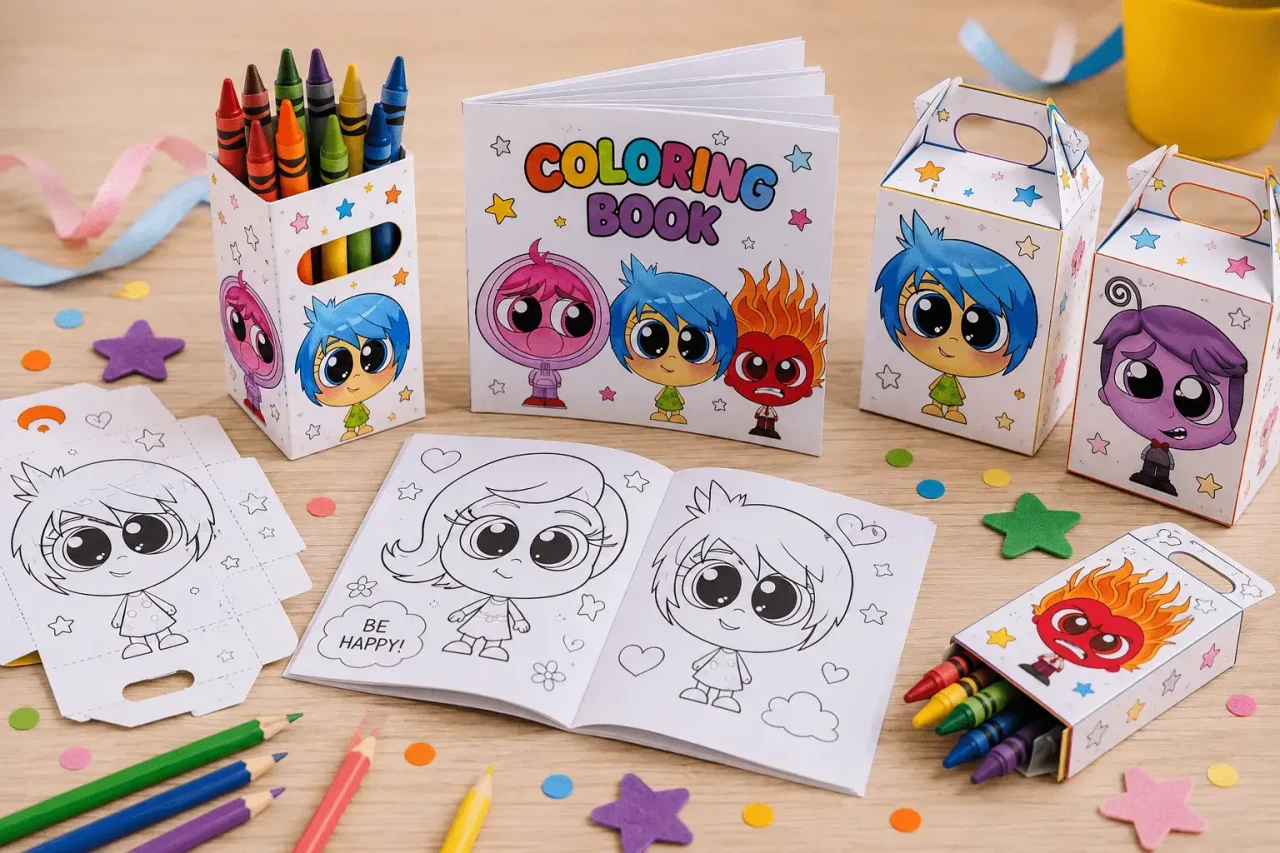Coloring Books & Crayon Boxes