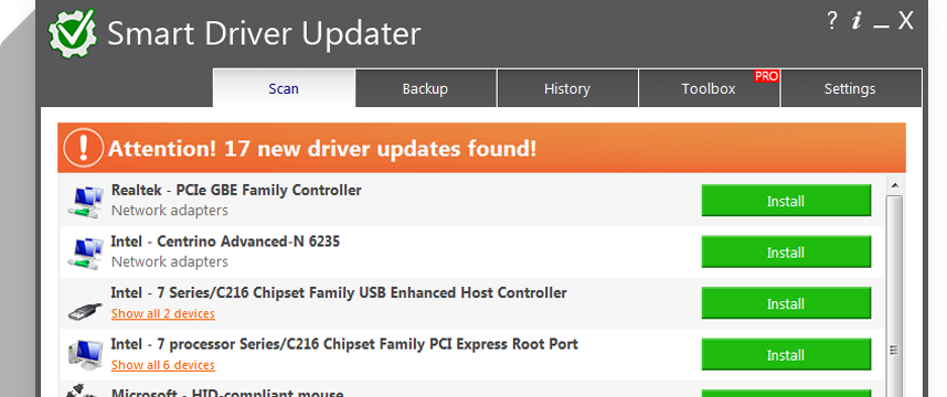 Smart Driver Manager 6.2.840 encuentre y reemplace driver 3