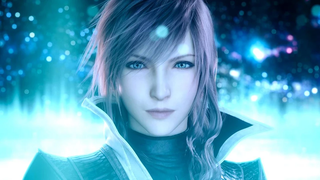 Lightning Farron along with sparkles of light