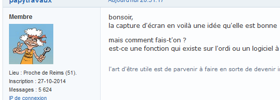 capture ecran papytravaux