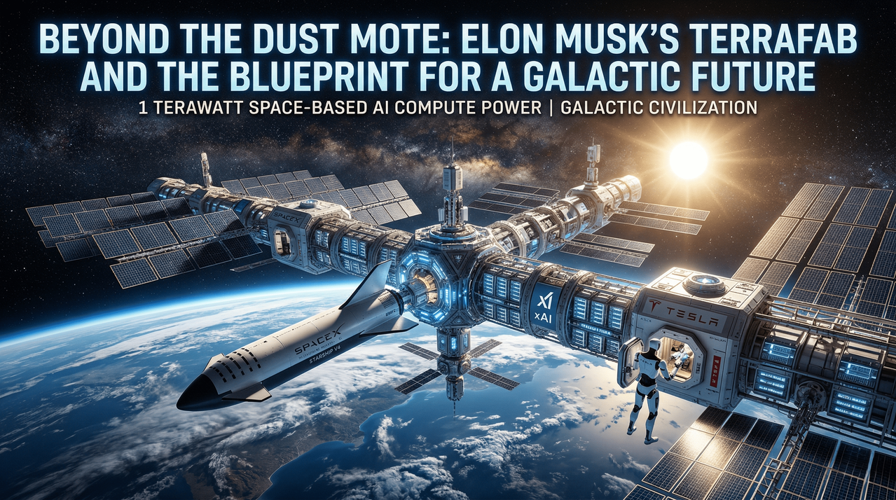 Beyond the Dust Mote: Why Elon Musk’s “TerraFab” is the Blueprint for a Galactic Future