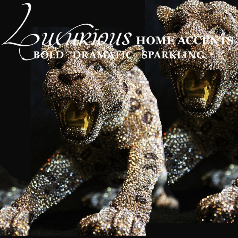Swarovski Crystal Large Tiger Statue