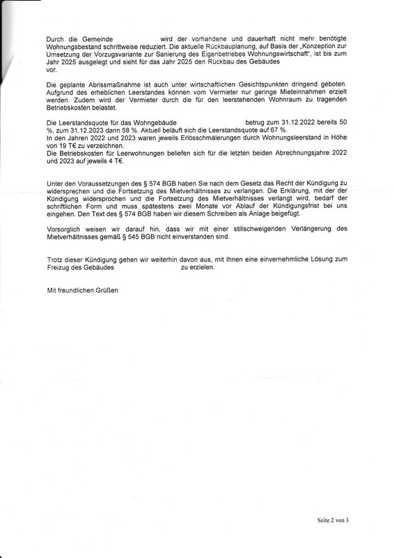 Kündigung 28.11.2024 - anonym - II
