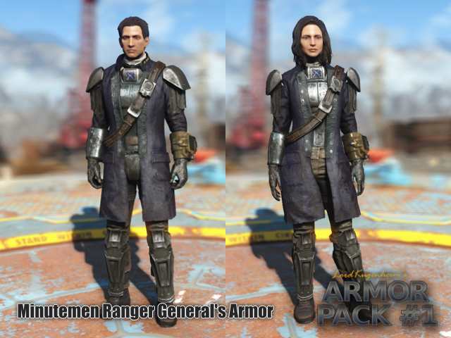 Minutemen Ranger's Armor Set at Fallout 4 Nexus - Mods and community