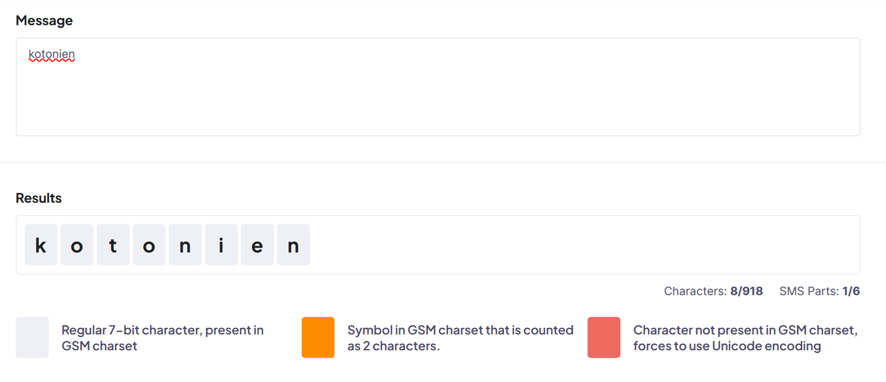 Screenshot of String A in the Unicode detector, revealing no Unicode characters