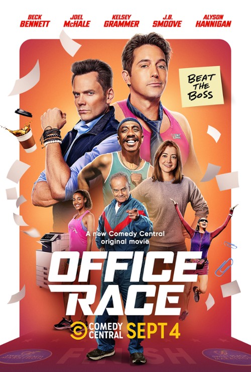Przegonić szefa / Office Race (2023) PL.480p.WEB-DL.XviD.AC3-OzW / Lektor PL