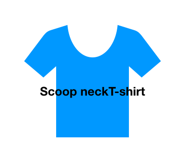 scoop neck tshirt