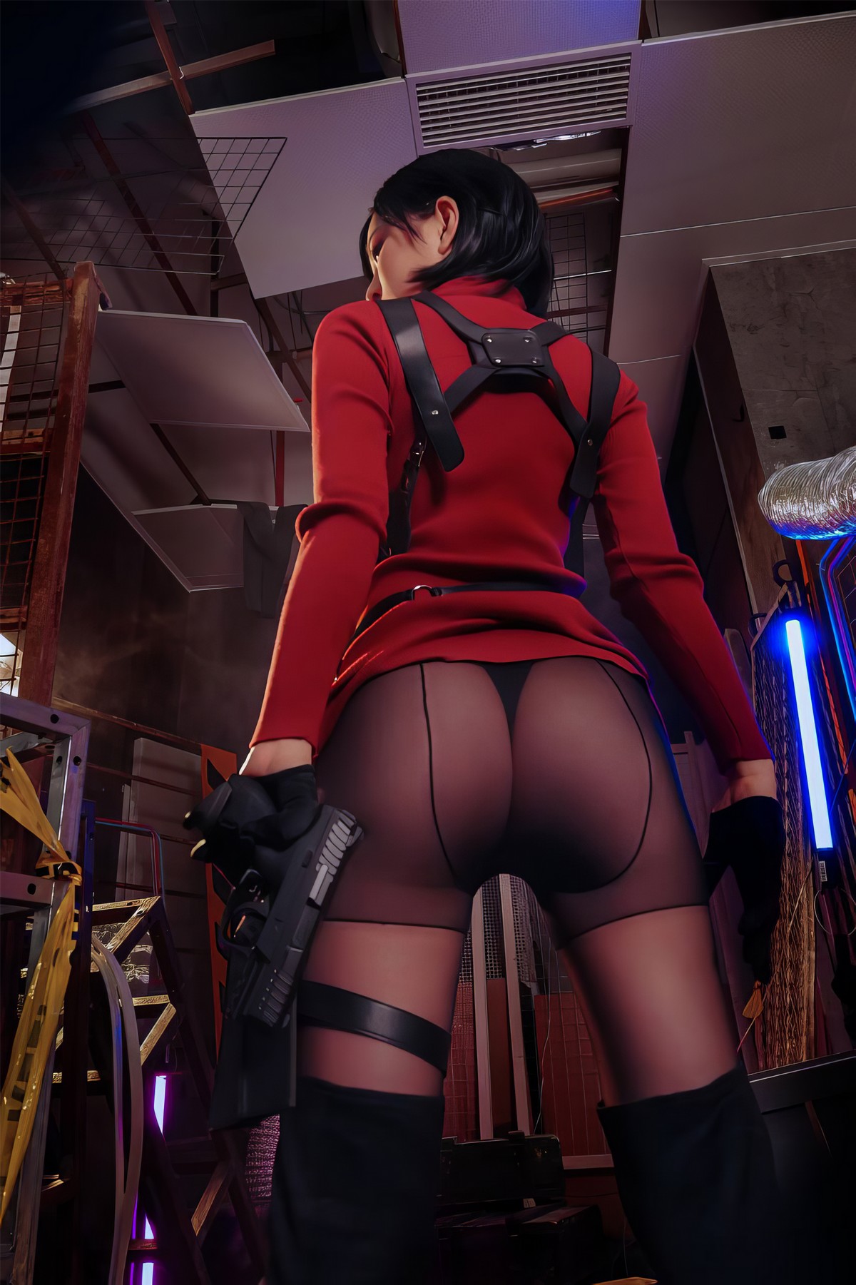 年年nnian 艾达王风格写真 游戏角色Cosplay图集插图4