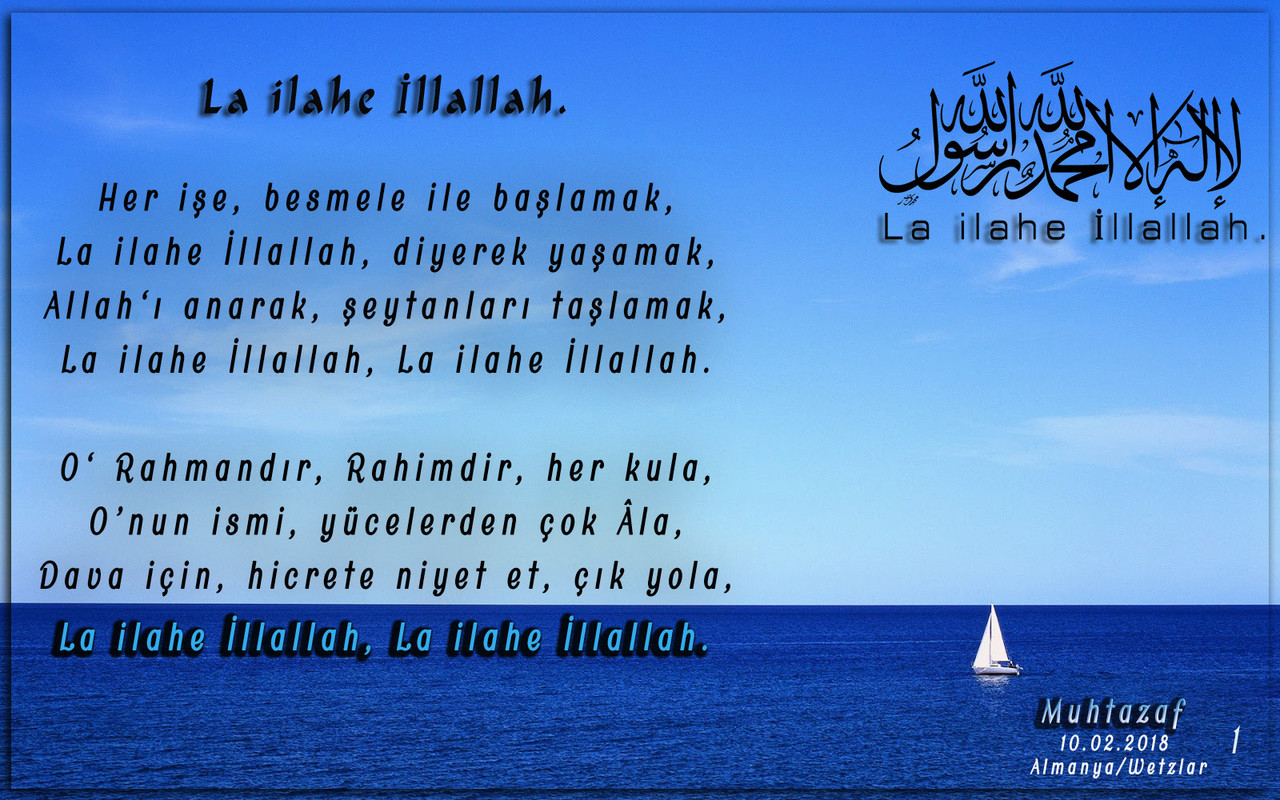 La ilahe İllallah