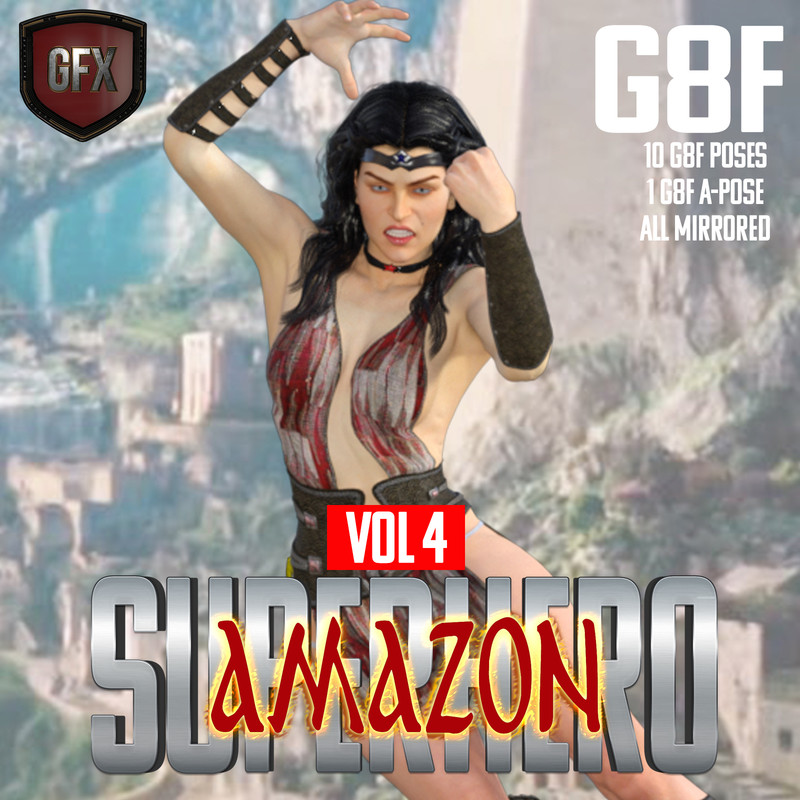 SuperHero Amazon for G8F Volume 4