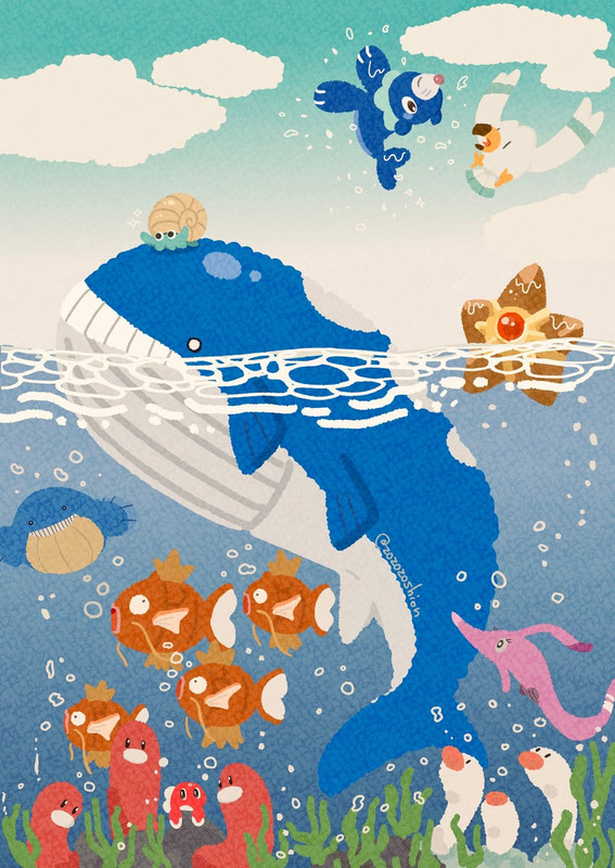 popplio-wingull-magikarp-staryu-wailord-