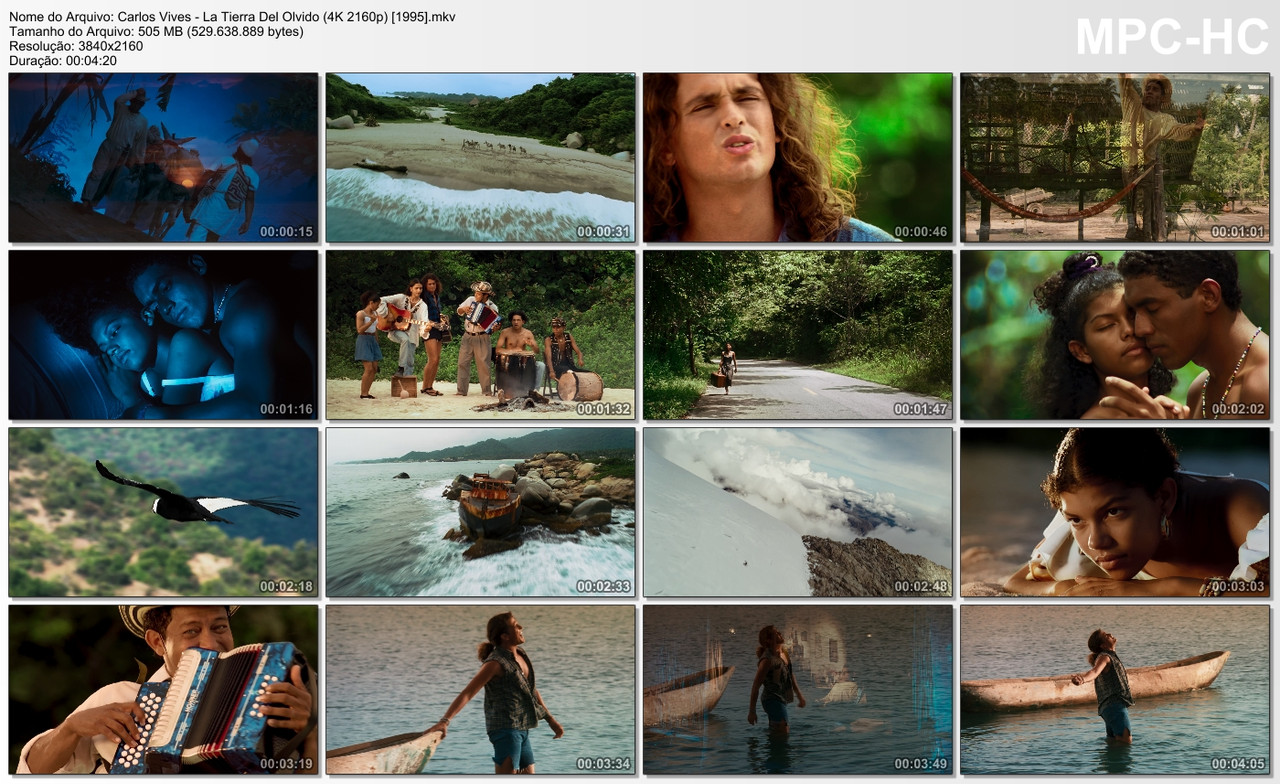 Carlos Vives - La Tierra Del Olvido (Official Video 4K 2160p) [1995]