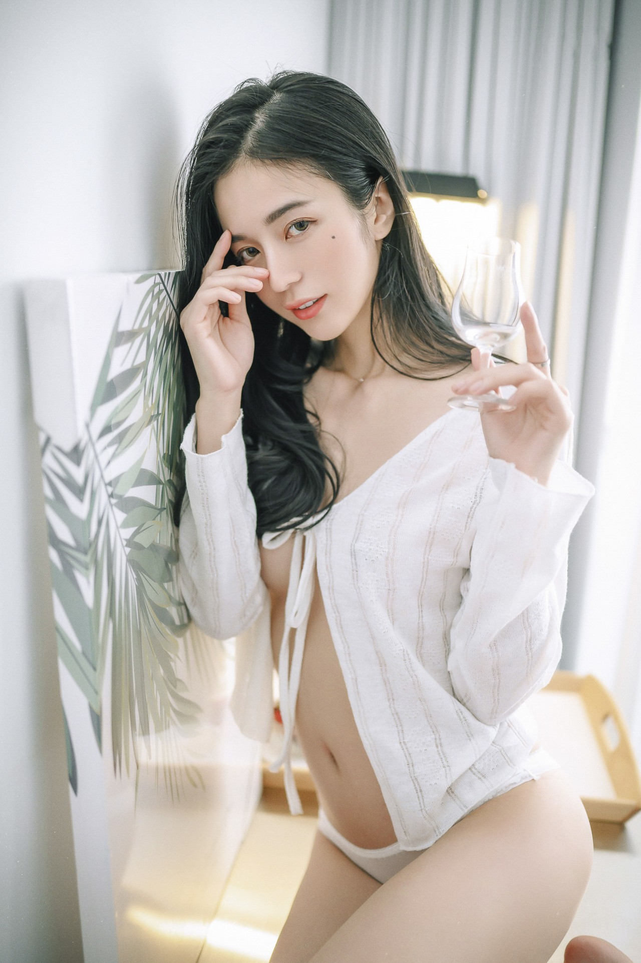 JVID辰辰《妖精女友》写真照，内裤，慵懒与性感美图插图8