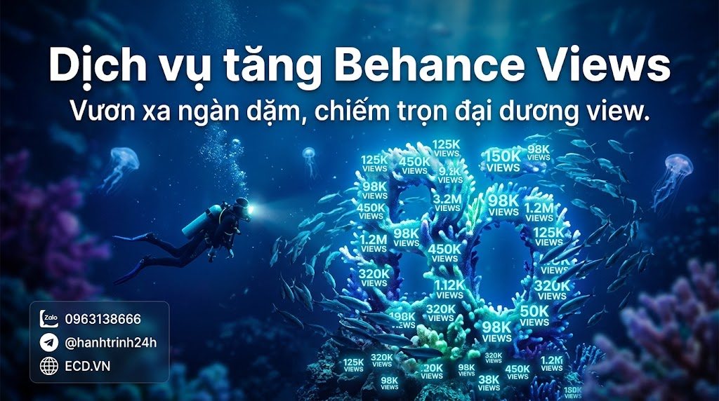 dịch vụ tăng behance views nhanh chóng adobe behance