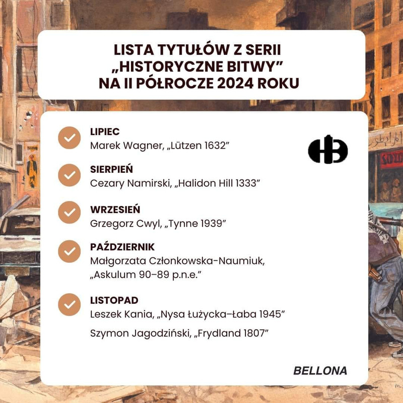 Zapowiedzi Bellony na II polrocze 2024