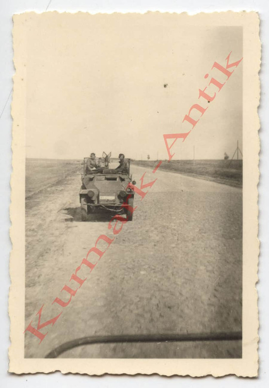 Foto Wehrmacht Russland 11.Panzer Div.Spähwagen 