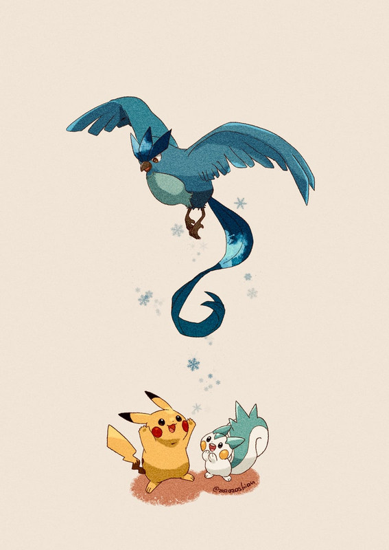pikachu-pachirisu-and-articuno-pokemon-d