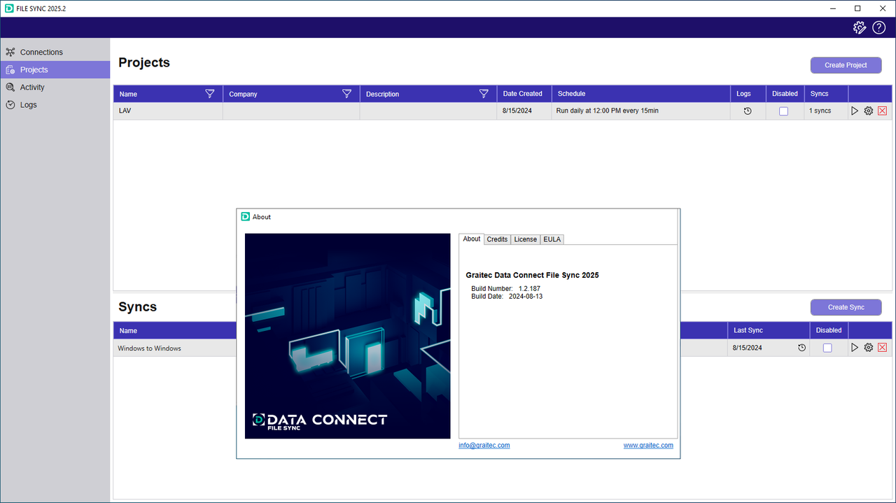 Working with Graitec FileSync 2025 full license