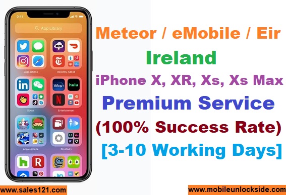 February 23, 2021 at 06:47AM : eteor / eMobile / Eir Ireland - iPhone X
