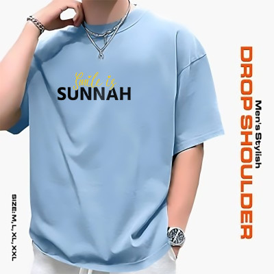 মেনস স্টাইলিশ ড্রপ শোল্ডার- t-shirt: আভিজাত্য আর আরামের সেরা মিশ্রণ