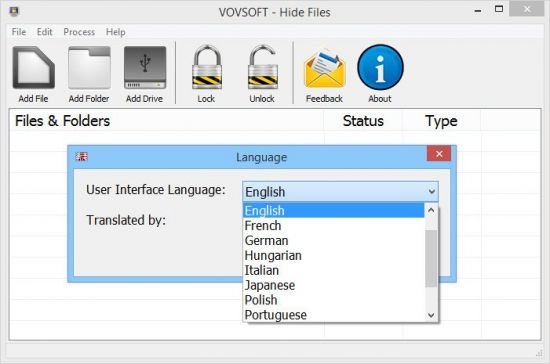 VovSoft Hide Files 8.5 Multilingual