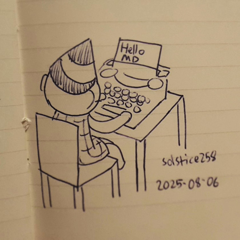 solstice258 type writer challenge