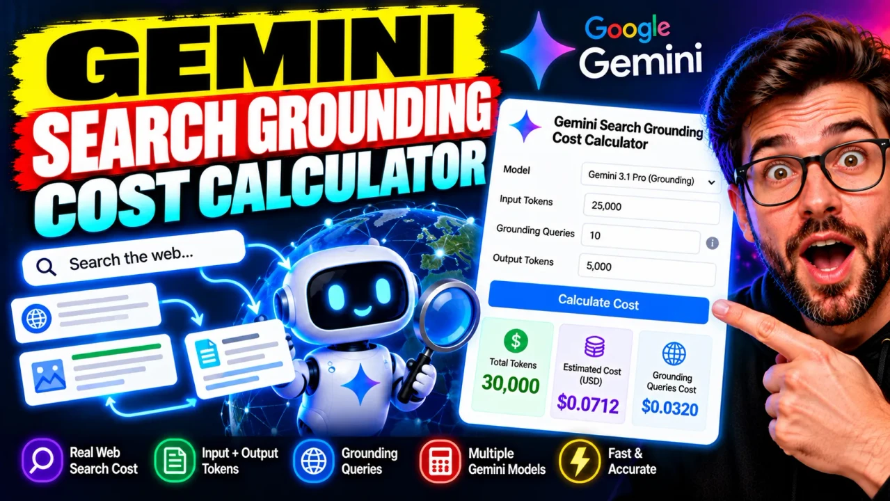 Gemini Search Grounding Cost Calculator