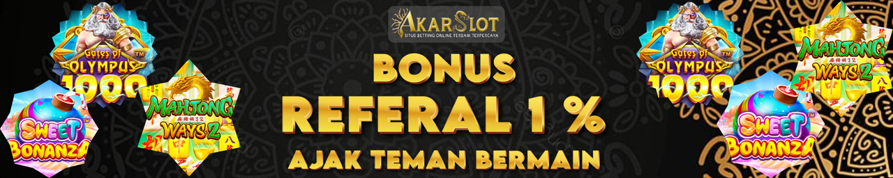 BONUS REFFERAL 1%